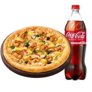 (피자헛) 갈릭버터쉬림프 치즈크러스트L + 콜라 1.25L