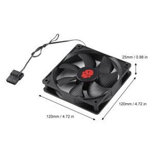 12cm 빅 4핀  데스크탑 섀시 팬 대형 풍량 PC 케이스 라디에이터 PC 노트북 품 부품
