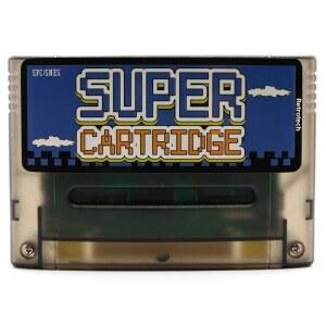 SNES 16비트 게임 콘솔용 리트로텍 슈퍼 1000 인 1 카트리지 - 투명