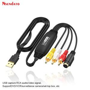 캡쳐보드 USB 비디오 캡처 RCA DVR VCR TV 그래버 NTSCPAL 카드 DVD TO PC 오디오 VHS