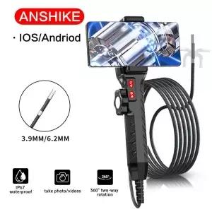 3.9mm/6mm/8mm 360 조명이 있는 관절형 내시경 카메라 안드로이드/iOS 폰과 호환되는
