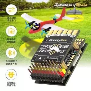 스피디비 F405 윙 앱 JHEMCU 비행 컨트롤러 내장 기압계 자이로스코프 OSD 블랙박스 BEC RC 비행기 고정익