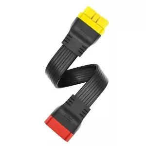 OBD OBDII 16핀 남성-여성 자동차 스캐너 연장 케이블 커넥터 36CM 진단 도구 ELM327 Thinkdiag 호환