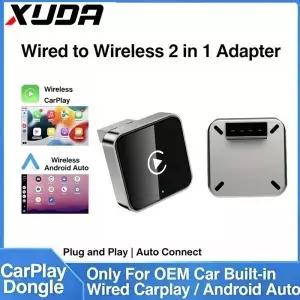 새로운 무선 CarPlay 안드로이드 오토 어댑터 USB 동글 스마트 미니 박스 플러그 앤 플레이 범용 (폭스바겐