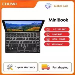 CHUWI 미니북 N150 노트북 8.0인치 16GB 램 SSD 2-in-1 요가 모드 인텔 윈도우 11 360 플립형 WiFi 6