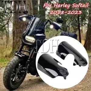 카페 레이서 클럽 스타일 핸드 가드 Harley Softail Fat Bob FXFB 로우 라이더 S FXLRS FXLR Slim FLSL 용
