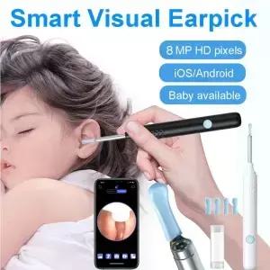 스마트 비주얼 귀이개 800W 픽셀 카메라 HD 내시경 귀 Clearn LED 조명 무선 검이경 귀지 제거 도구