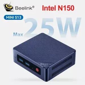 Beelink 미니 S13 인텔 N150 S12 프로 12 세대 N100 16G 500G SSD PC N5095 N95 8GB 데스크탑 오피스