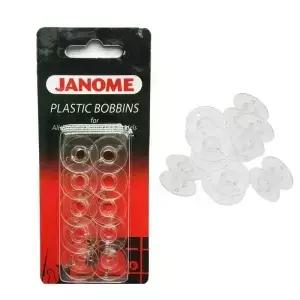 JANOME 플라스틱 보빈 모든 가정용 모델 200122005 200122614 x10 패킷