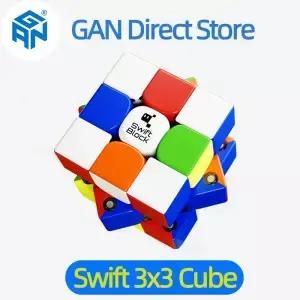 간 스위프트 블록 3x3 큐브 마그네틱 스피드 스티커리스 355S 프로페셔널 매직 토이즈
