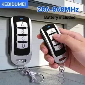 KEBIDUMEI 다중 주파수 286MHz-868MHz RF 리모컨 복제기 그랩버 클론 게이트 키 폽 커맨드 핸드 송신기