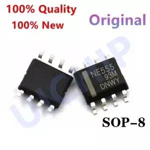 50piece 100 새로운 NE555 NE555DR 555 SOP-8 IC 타이머 SMD 칩
