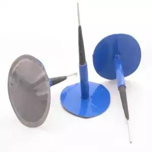 12개 타이어 펑크 수리용 와이어드 퀼드 실런트 26MMX4MM 플러그 패치 머쉬룸 자동차 밴 쿼드 트라이크용