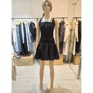 이월수량 니트 카라 밑단 프릴 원피스 ER2WO-660 2786573