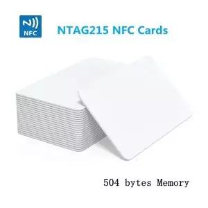 Tagmo가 쓸 수 있는 NFC 태그 카드 모든 휴대폰에 사용 가능한 스위치로 작동 NTAG215 10 개