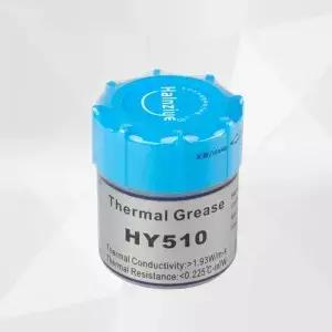 10/20g HY510 회색 열 페이스트 실리콘 화합물 CPU GPU 칩셋 용 전도성 그리스 방열판 스크레이퍼로 노트북