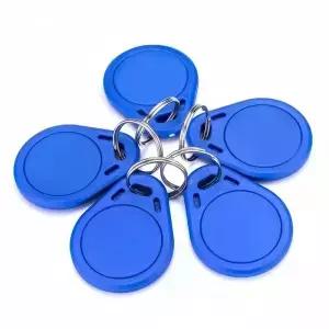 10PCS 13.56Mhz RFID UID 토큰 복사 키코브 변경 가능한 출석 관리 CUID 클론 키체인 태그 Mif 1k S50용