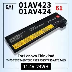 01AV423 SB10K97580 노트북 배터리 교체 레노버 ThinkPad T470 T480 A475 A485 T570 T580 P51S P52S