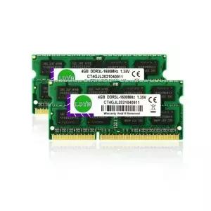DDR3 4GB 노트북 Ram 1066mhz PC3 10600S 12800S 204Pin 1.35V 용 메모리