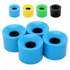 PUENTE 4Pcs 60x45mm 스케이트 보드 휠 78A 롱 크루저 교체 부품