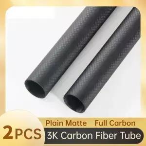3k 탄소 섬유 튜브 일반 매트 길이 500mm 벽 두께 구경 RC 비행기 모델 액세서리