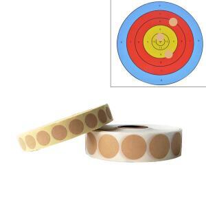 2000/PCS Shootingfor Target 20mm/12mm 브라운 베이지 IPSC 대상 고약 슈팅 Bullseye Bore 스티커