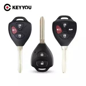 KEYYOU Toyota Camry 2007 2008 2009 2010 Avalon Corolla Matrix RAV4 Venza Yaris 용 플라스틱 원격 공백