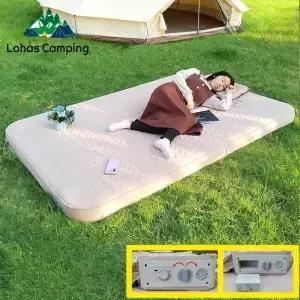로하스캠핑 2026 자충식 매트 컴팩트 접이식 침낭 텐트 에어 매트리스 10cm 두께 수면 패드