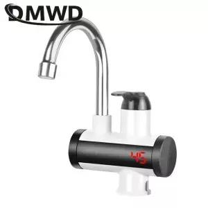 DMWD 3000W Tankless 전기 온수기 수도꼭지 주방 순간 난방 수돗물 히터 온도 표시 110V/220V
