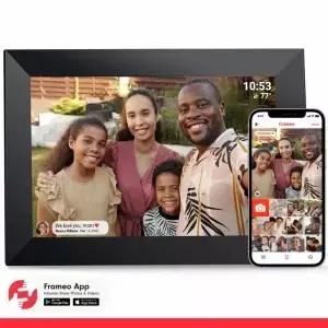 32GB FRAMEO 10.1인치 스마트 WiFi 디지털 액자 1280x800 IPS LCD 터치 스크린 친구와 가족을 위한 최고의