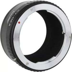 소니 E-Mount NEX 카메라용 Haoge Contax 야시카 C/Y CY 마운트 렌즈용 어댑터 Alpha a6300 a6000 a5000