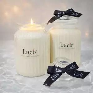 루시아 Lucir 루시아 소이 캔들 대용량 1000ml 호텔향 향초 선물 우드심지 무향