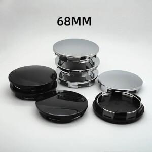 자동차 휠 센터 캡, ABS 68mm, 현대 도요타 스바루 Bagde 로고, 스티커 림 허브캡 커버, 스타일링 액세서리