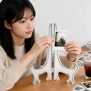 [하프클럽/알티피아]액자받침대 거치대 투명 플라스틱 중형 진열 데일리 홈카페 감성 인테리어