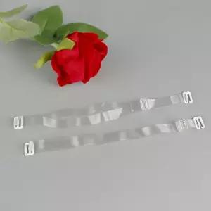 여성 오프숄더 여름 누드 브라끈 1CM 속옷 어깨끈 투명 스트랩 브레지어