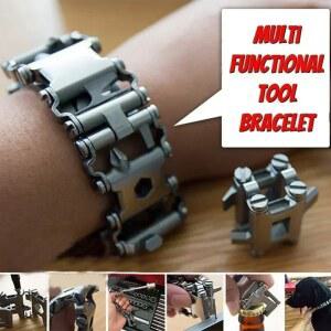 티타늄팩 팔찌 트레드 스틸 볼트 드라이버 MULTITOOL 야외 키트 자전거 인 웨어러블