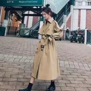 2컬러 가을 베이직 롱자켓 루즈핏 트렌치코트