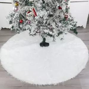 오너클랜 스노우 화이트 트리 스커트 75cm 트리커버 가리개 트 크리스마스트리스커트
