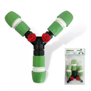 htech Y자 호스분배기(7866) 호스연결 연결캡 물분배