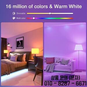 스마트 WiFi Zigbee LED 전구 디밍 가능 E27 E14 GU10 RGBCW 2700 6500K Ewelink APP 용 촛불 램프 Alexa G