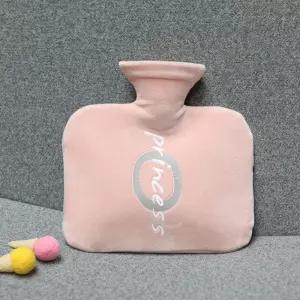 레터링 보온 800ml 핑크 겨울 팩 물주머니