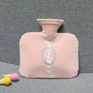 레터링 보온 물주머니 800ml 핑크 팩 겨울