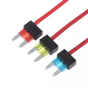 1PC 자동차 퓨즈 홀더 회로 추가 어댑터 미니 ATM APM 블레이드 간단한 안전 장치 12V 10A 15A 20A