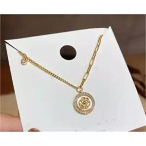 [셀러허브 패션][무슈봉] 천연자개 로즈 팬던트 목걸이 (7538944A)