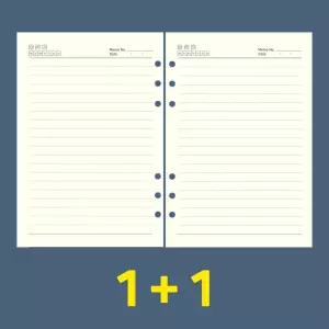 6공 바인더 속지 육공 A5 다이어리 리필 내지 100P 2P