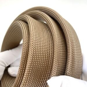 고온 브레이드 연질 섬유 튜브 2.5~20mm 800°C 절연 케이블 슬리브 유리 (열 보호용)