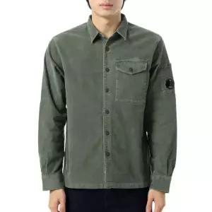 CP COMPANY Corduroy Lens Longsleeve ButTON Shirt 19CMSH071A 006410O 921 코듀로이 렌즈 롱슬리브 버튼