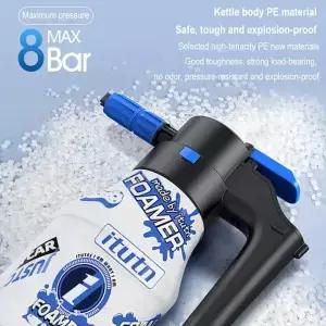전기 거품 분무기 멀티 핸드 펌프 1.5L 2600mAh 리튬 배터리 폼 랜스 1 시간 내구성 세차 타월 워시