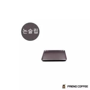 논슬립쟁반 직사각 소소 브라운