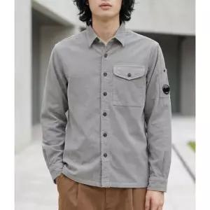 CP COMPANY Corduroy Lens Longsleeve ButTON Shirt 19CMSH071A 006410O 331 코듀로이 렌즈 롱슬리브 버튼